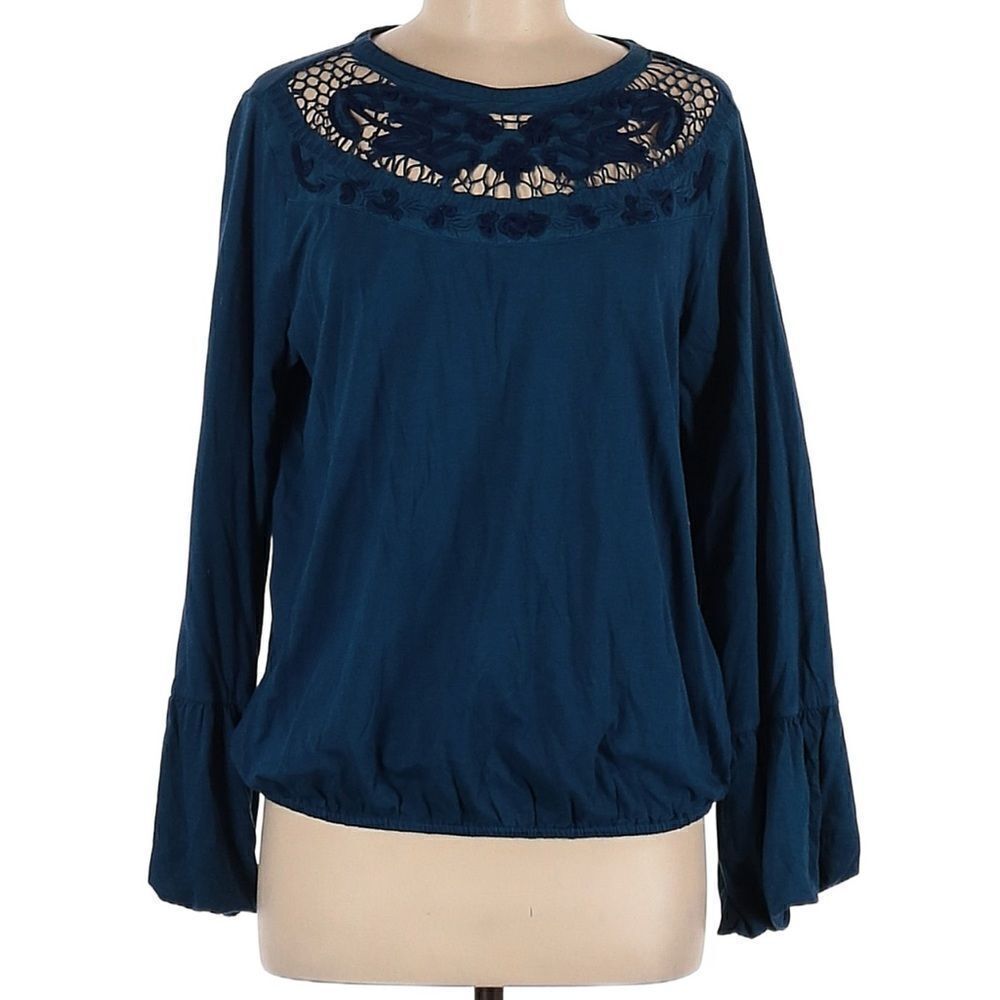 Soft surroundings embroidered top